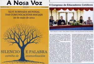 Encontro de Educadores Católicos (Lugo, maio de 2012)